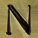 PN6494 = ImpressArt Design Stamp - Greek letter NU 6mm