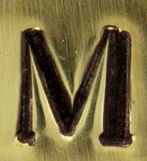 Metal Design Stamp By ImpressArt Metal Jewelry Punch IOTA Greek Letter