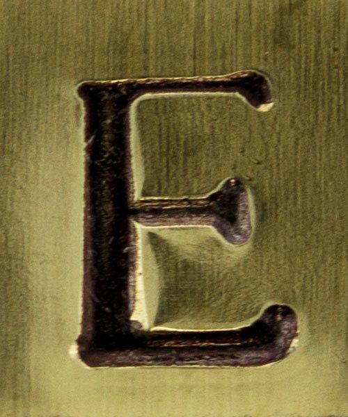PN6486 = ImpressArt Design Stamp - Greek letter EPSILON 6mm