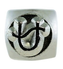 PN6468 = ImpressArt Design Stamp - ophiuchus zodiac sign 6mm