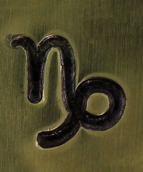 PN6465 = ImpressArt Design Stamp - capricorn zodiac sign 6mm