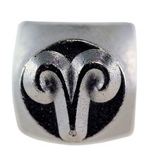 PN6456 = ImpressArt Design Stamp - aries zodiac sign 6mm