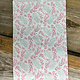 DBG1194 = Paper Gift Bag Pink & Silver Vines 6'' x 9'' (Bundle of 100)