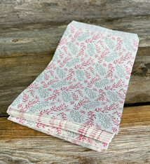 DBG1194 = Paper Gift Bag Pink & Silver Vines 6'' x 9'' (Bundle of 100)