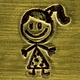 PN6398 = ImpressArt Design Stamp - ''sara'' - stick figure 6mm