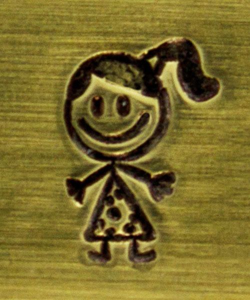 PN6398 = ImpressArt Design Stamp - ''sara'' - stick figure 6mm