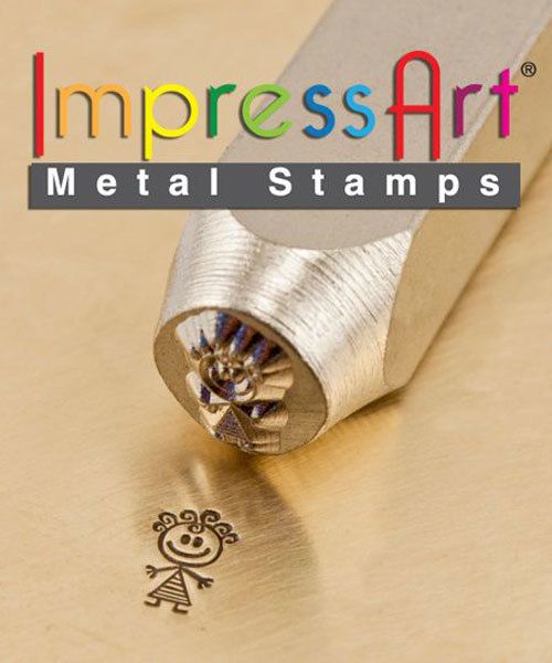 PN6397 = ImpressArt Design Stamp - ''abby'' - stick figure 6mm