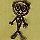 PN6388 = ImpressArt Design Stamp - grandpa - stick figure 7mm