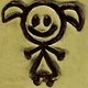 PN6383 = ImpressArt Design Stamp - daughter - stick figure 6mm