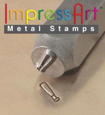 PN6351 = ImpressArt Design Stamp - baseball bat 6mm