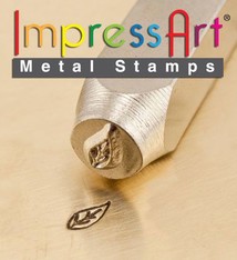 PN6333 = ImpressArt Design Stamp - small leaf right 6mm