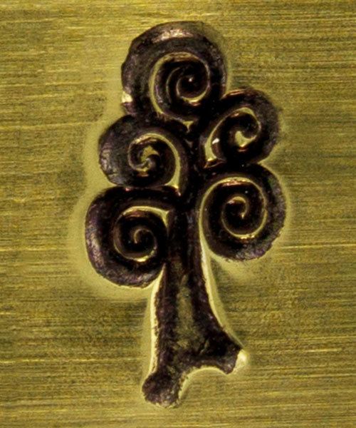 PN6332 = ImpressArt Design Stamp - swirl tree 6mm