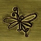 PN6330 = ImpressArt Design Stamp - butterfly swirl  6mm