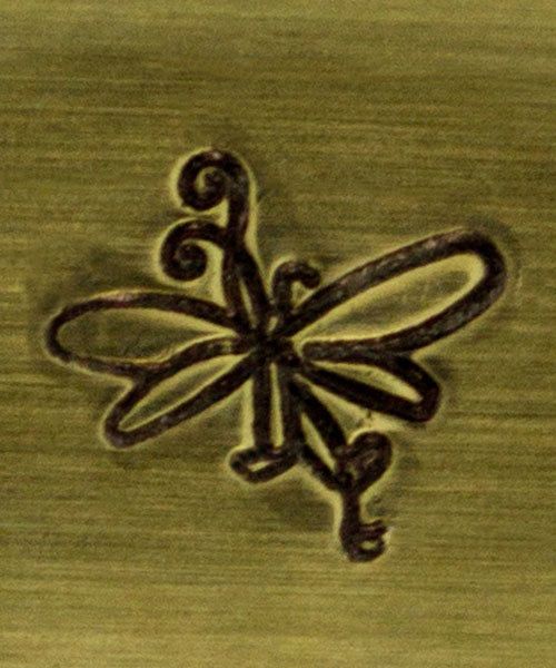 PN6330 = ImpressArt Design Stamp - butterfly swirl  6mm