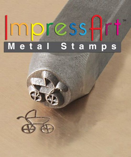 PN6302 = ImpressArt Design Stamp - stroller 6mm