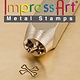 PN6294 = ImpressArt Design Stamp - crossbones 6mm