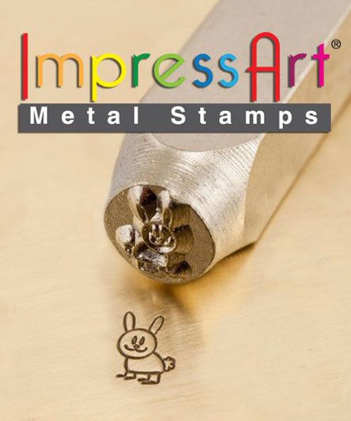 PN6252 = ImpressArt Design Stamp - bunny rabbit 6mm