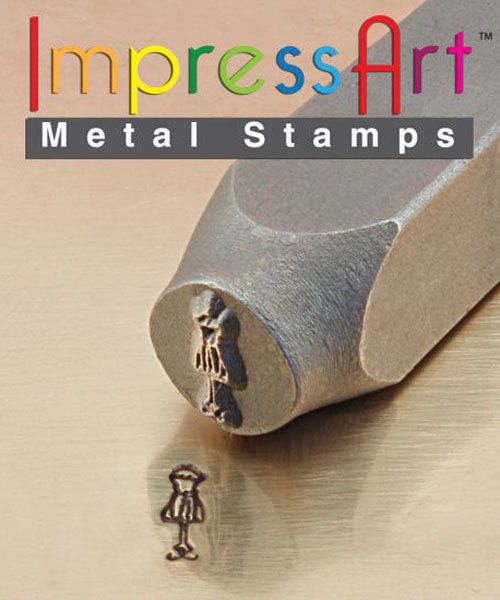 PN6246 = ImpressArt Design Stamp - wire dress form 9.5mm