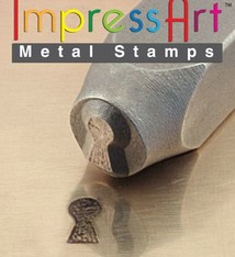 PN6243 = ImpressArt Design Stamp - large key hole 9.5mm