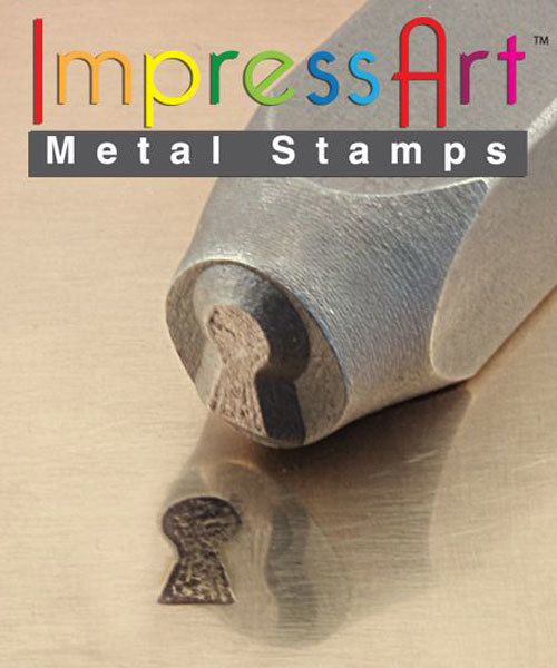 PN6243 = ImpressArt Design Stamp - large key hole 9.5mm