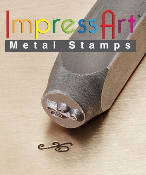 PN6333 = ImpressArt Design Stamp - small leaf right 6mm by FDJtool