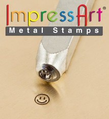 PN6217 = ImpressArt Design Stamp - smiley face 3mm