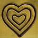 PN5713 = DESIGN STAMP ELITE JUMBO 10mm - triple heart