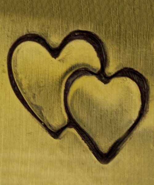 PN5712 = DESIGN STAMP ELITE JUMBO 10mm - double heart