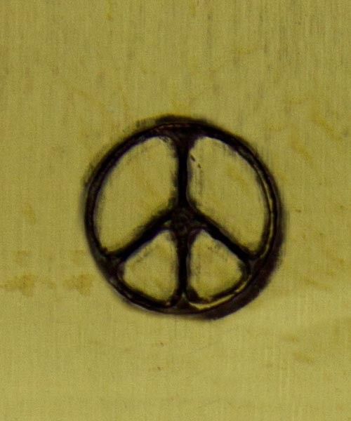 PN5285 = DESIGN STAMP - peace sign