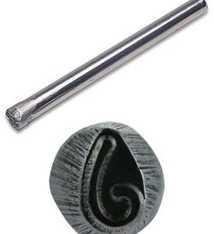 PN5148 = MILLENIUM DESIGN STAMP - Curl right facing