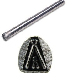 PN5112 = SOUTHWEST DESIGN STAMP - Teepee