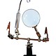 54.087 = Dual Third Hand Holder with Magnifer and LED Light