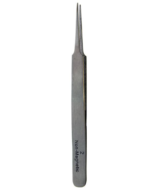 57.0752 = Tweezer #2 Stainless Steel  4-1/2''