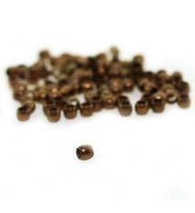 585CP-01 = CRIMP BEADS COPPER-PLATED #1, 2.0mm (100)