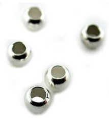 585CW-02 = CRIMP BEAD SILVER-PLATED #2, 2.0mm (100)