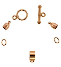6099CP-02 = KUMIHIMO FINDING SET COPPER PLATED