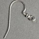 803S-05 = Earwire 21mm Long Sterling Silver .030'' Wire (Pkg of 10)