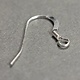 803S-06 = Earwire 18mm Long Sterling Silver .030'' Wire (Pkg of 10)