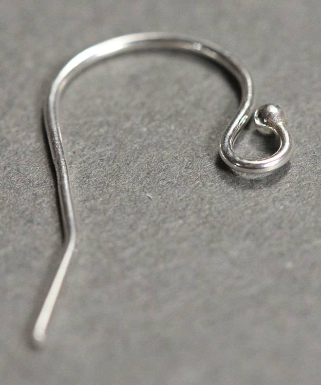 803S-07 = Earwire with Ball End Sterling Silver (Pkg of 10)