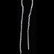 803S-50 = Ear Thread Cable Chain ''U'' Wire withJum Ring Sterling Silver (each)