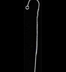803S-54 = Ear Thread Box Chain ''U'' Wire with Jump Ring Sterling Silver (each)