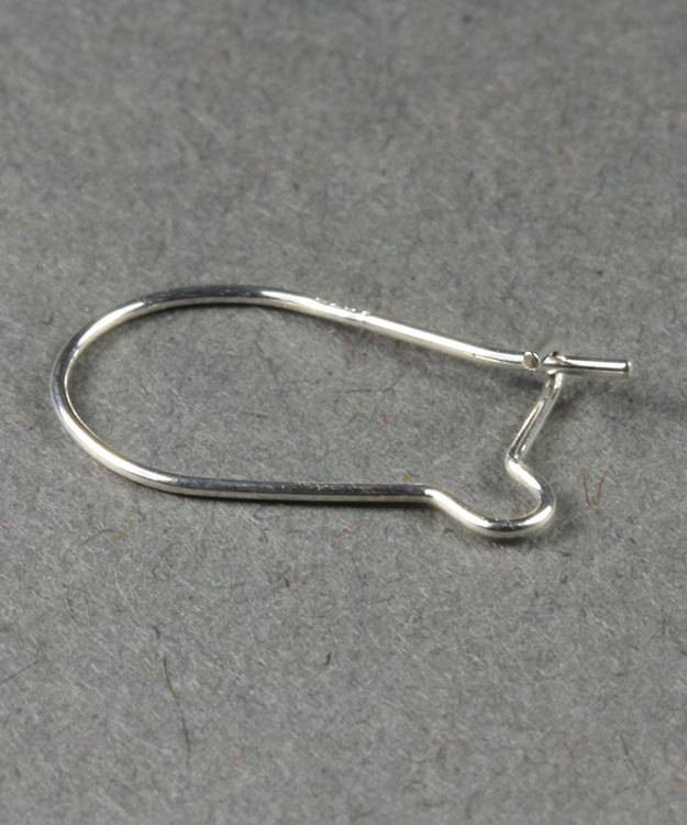 804S-02 = Kidney Wire Sterling Silver (Pkg of 20)