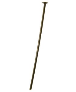 807BV-36 = HEAD PIN 2''x.031'' VINTAJ BRASS (Pkg of 10)