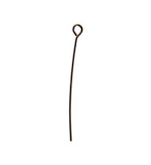 808CU-04 = Copper Eye Pins 1'' x .020'' (24ga) Wire (Pkg of 50)