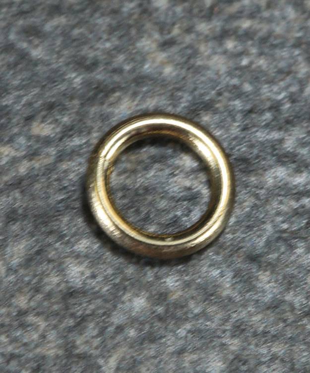 900-4H = Open Jump Ring 3mm ID x .030'' (20ga) Wire 14KY Gold