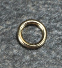 900-4H-10K = Open Jump Ring 3mm ID x .030" (20ga) Wire 10KY Gold