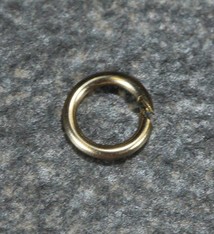 900-4L = Open Jump Ring 3mm ID x .025'' (22ga) Wire 14KY Gold