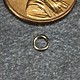 900-4L = Open Jump Ring 3mm ID x .025'' (22ga) Wire 14KY Gold