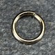 900-6L = Open Jump Ring 4.3mm ID x .030'' (20ga) Wire 14KY Gold