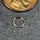 900-6L = Open Jump Ring 4.3mm ID x .030'' (20ga) Wire 14KY Gold